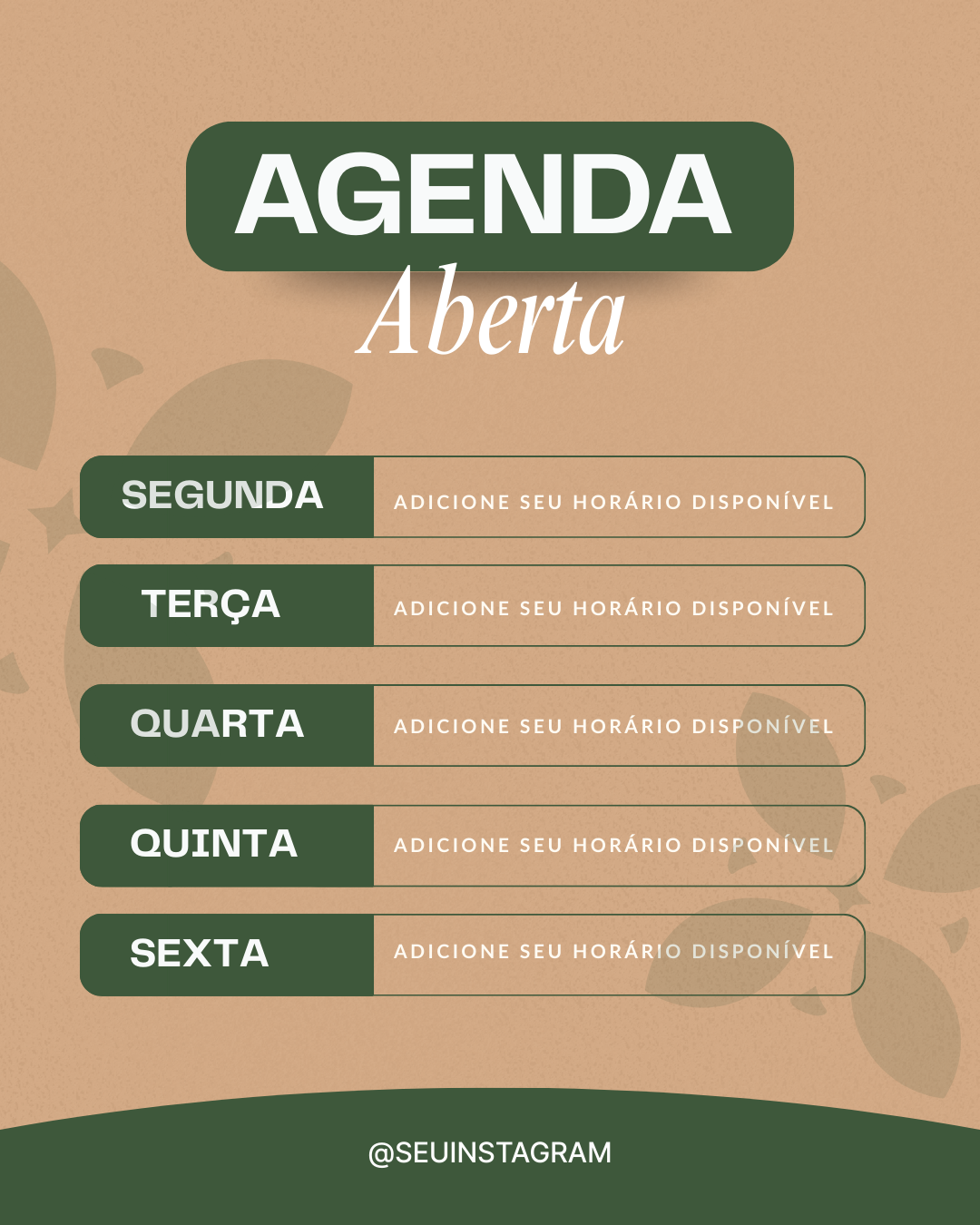 Agenda semanal